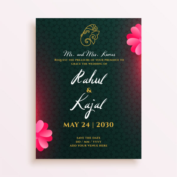 Invitation Single Side
